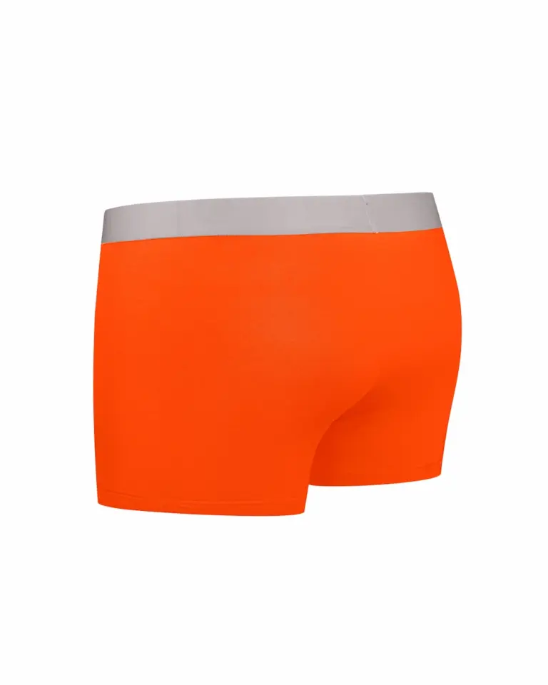 Чоловічі помаранчеві боксери з бавовни - вид ззаду Intelligent Organism