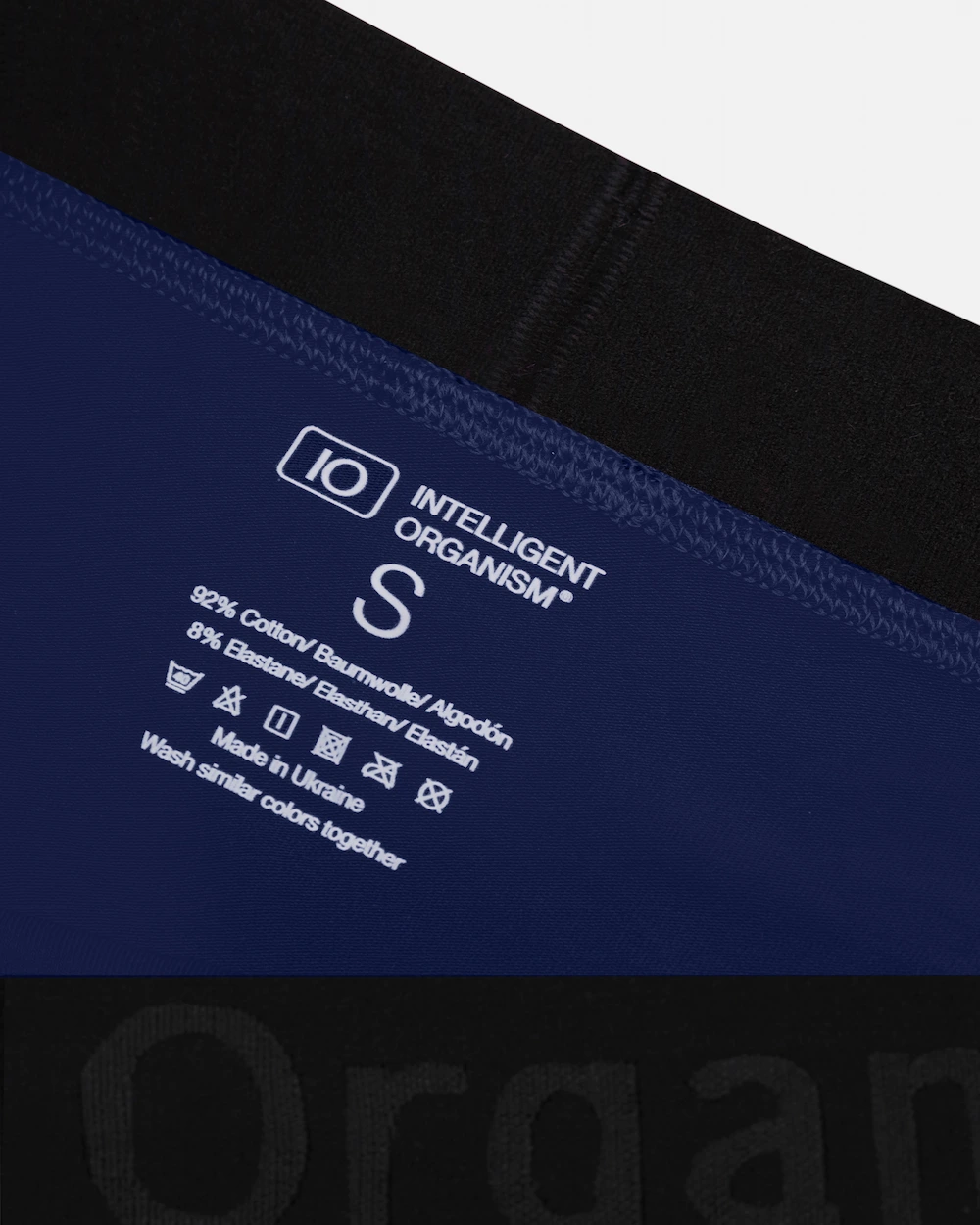 Produktbild Чоловічі чорні боксери з бавовни