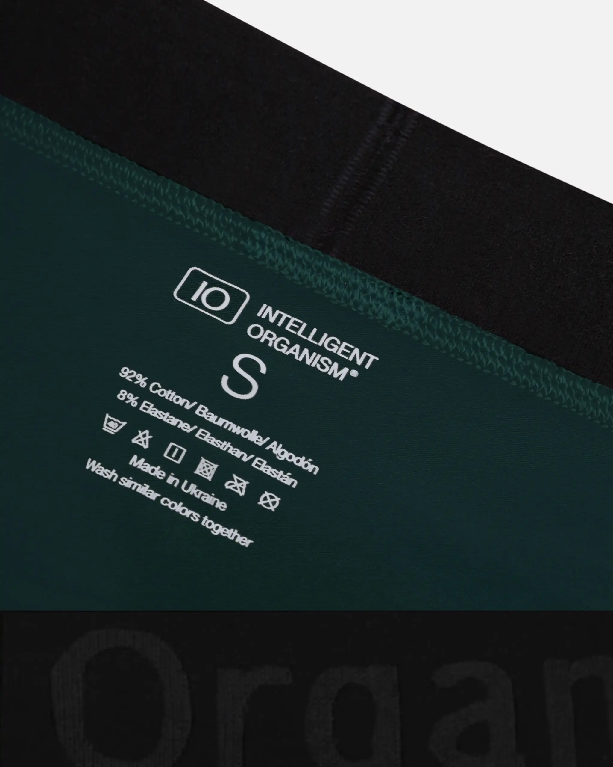 Produktbild Чоловічі чорні боксери з бавовни