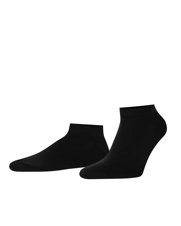 Чорна коротка шкарпетка з набору 2пари білі, 2пари світло-сірі та 2 пари чорні