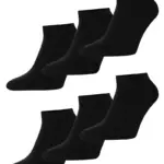 Короткі чорні шкарпетки, набір 6пар