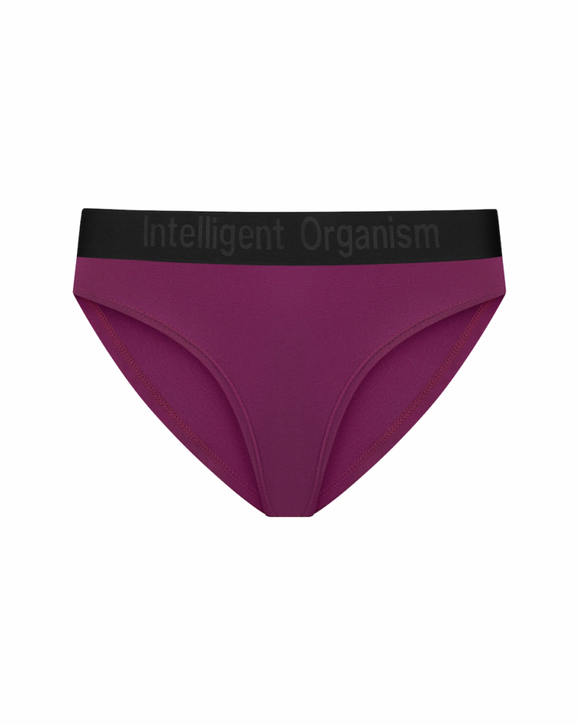 Жіночі сливові сліпи з бавовни — вид спереду — Intelligent Organism