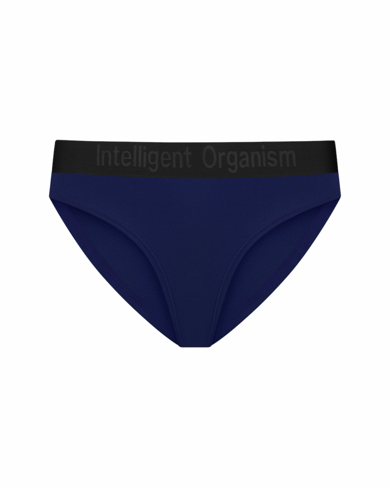 Жіночі темно-сині сліпи з бавовни — вид спереду — Intelligent Organism