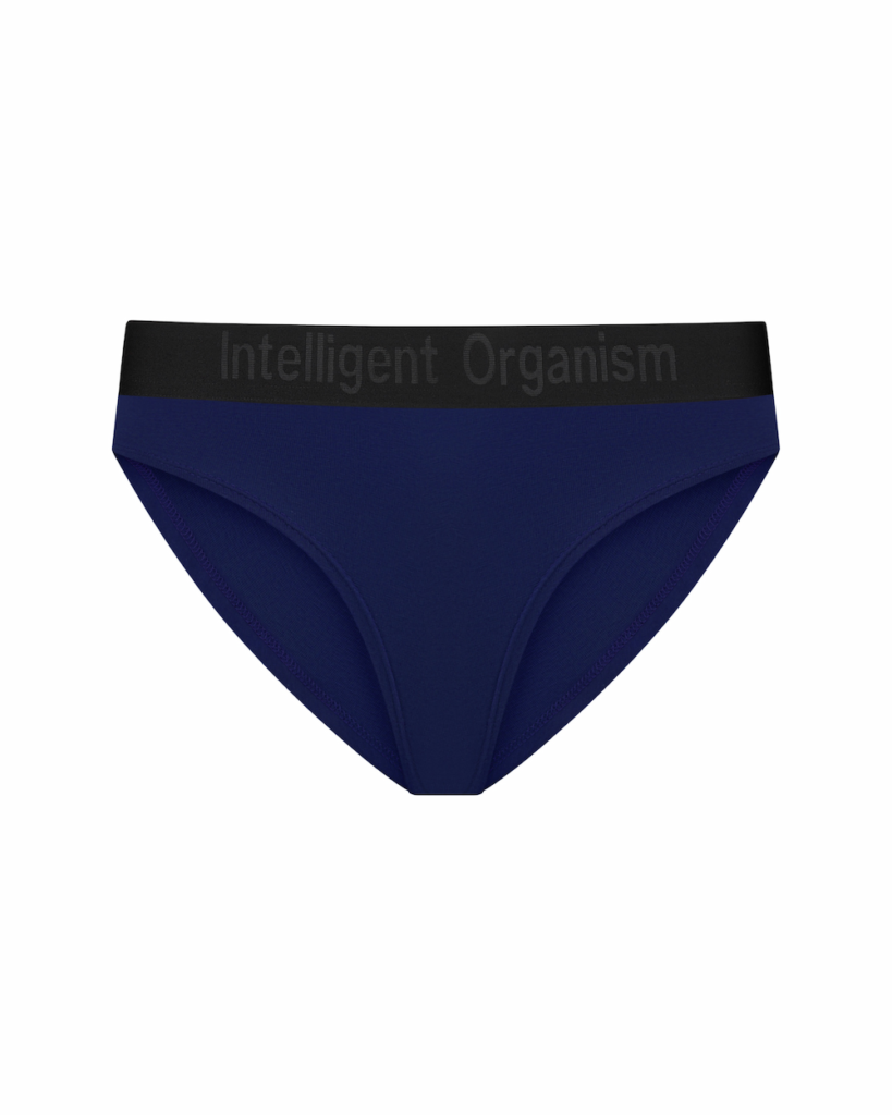 Жіночі темно-сині сліпи з бавовни — вид спереду — Intelligent Organism