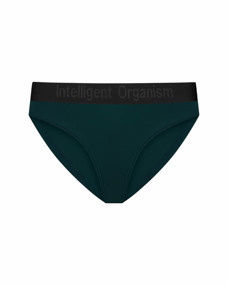 Жіночі темно-зелені сліпи з бавовни — вид спереду — Intelligent Organism