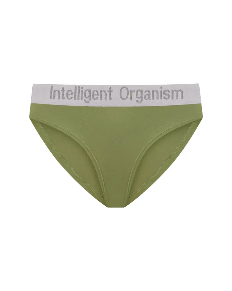 Жіночі зелені сліпи з бавовни — вид спереду — Intelligent Organism