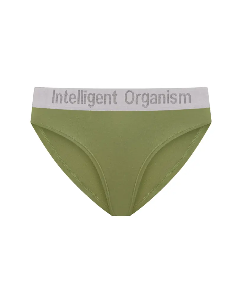 Жіночі зелені сліпи з бавовни — вид спереду — Intelligent Organism