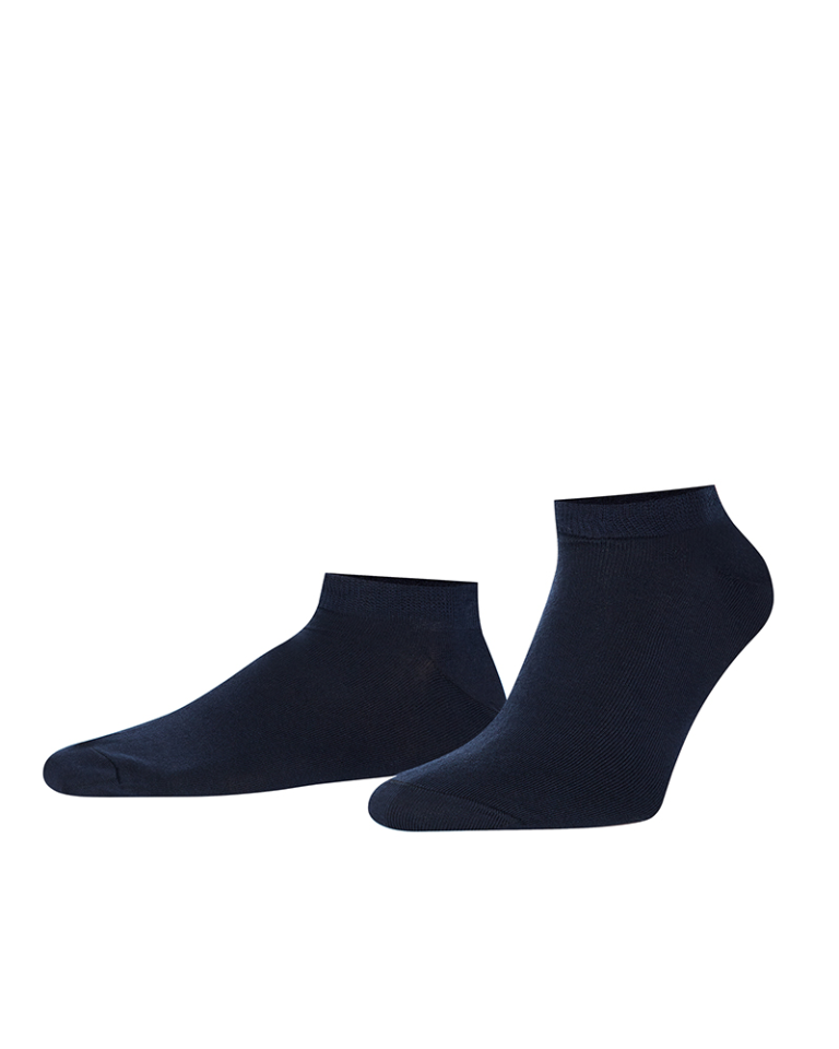 Темно-синя коротка шкарпетка з набору 2пари білі, 2пари темно-сині та 2 пари чорні