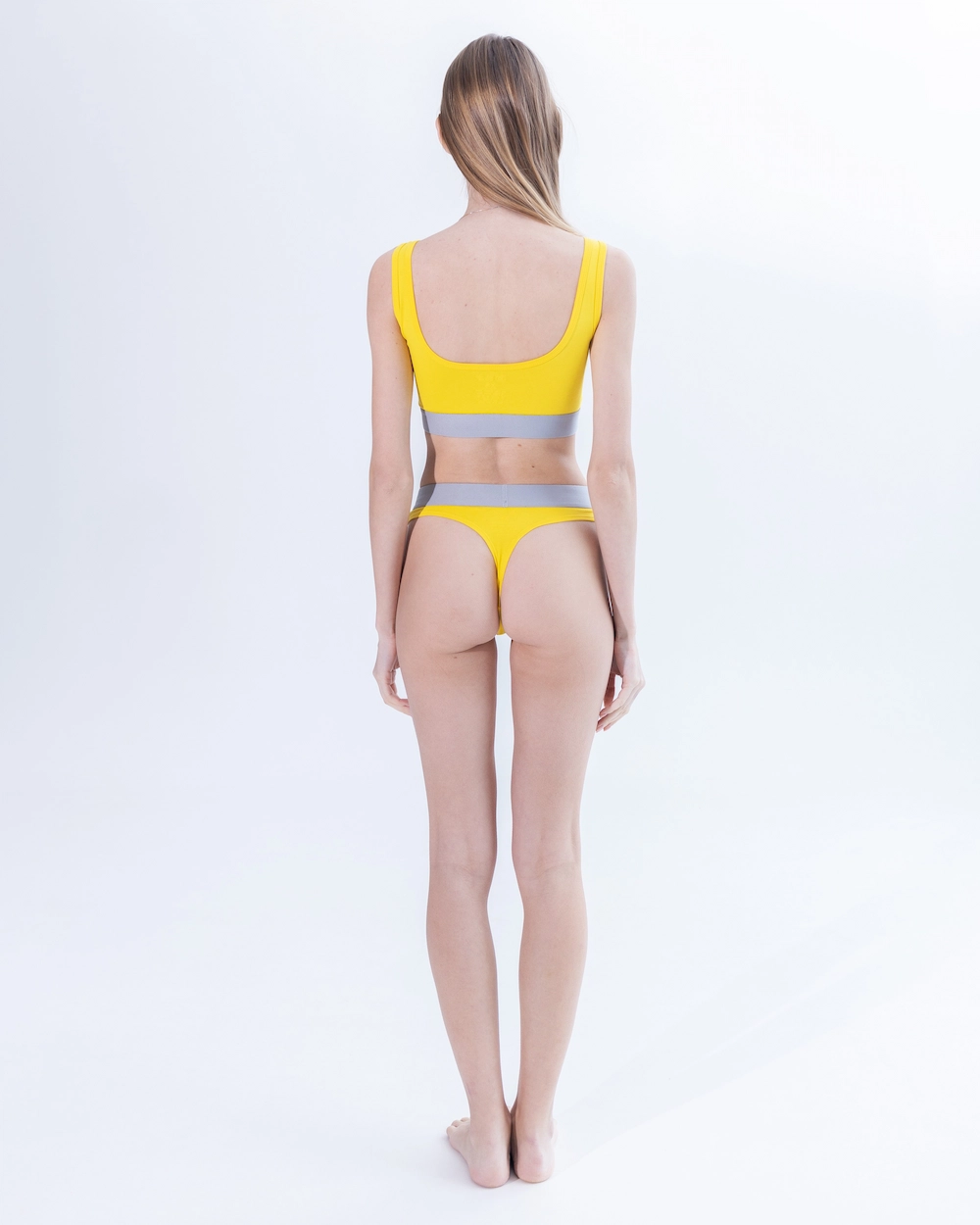 Produktbild Жіночі білі стрінги з бавовни