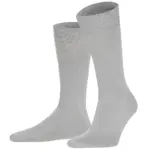 Високі шкарпетки Intelligent Organism — світло-сірі, фронтальний вигляд Шкарпетки Колекція Paint бавовняні, світло-сірі