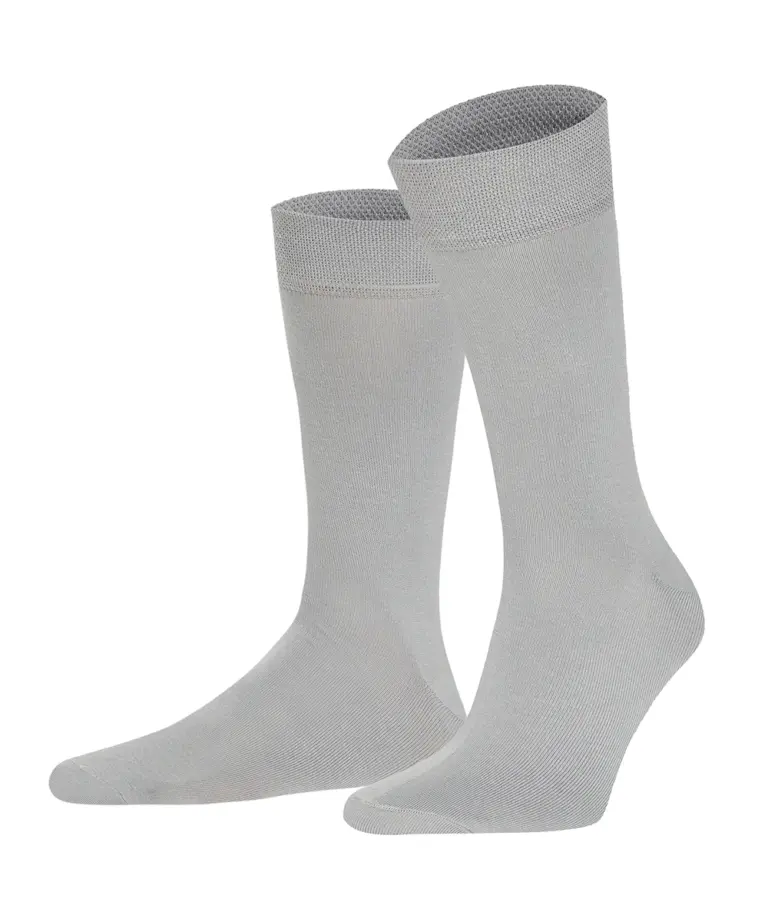 Високі шкарпетки Intelligent Organism, колір світло-сірі, фронтальний вигляд