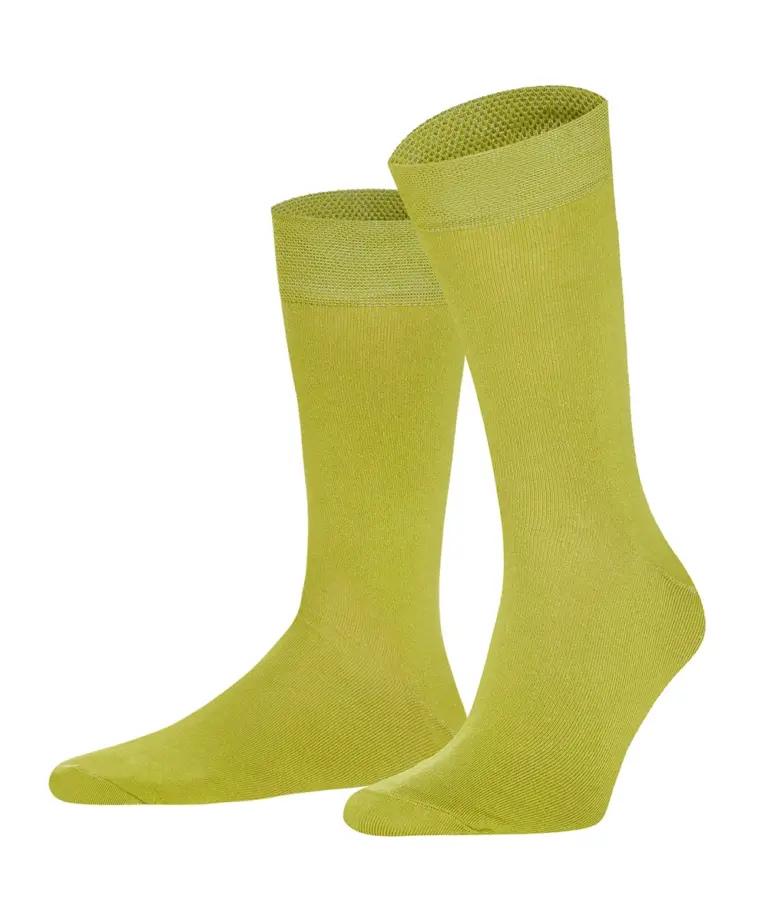 Високі шкарпетки Intelligent Organism, колір салатові, фронтальний вигляд