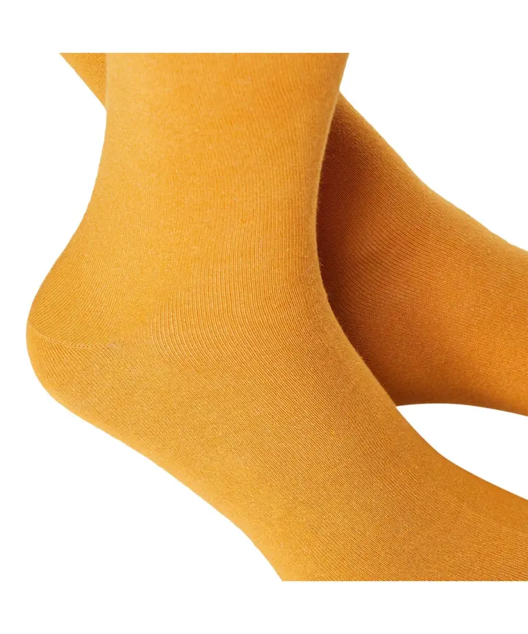 Високі шкарпетки Intelligent Organism, колір охра, детальний ракурс