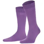 Високі шкарпетки Intelligent Organism — фіолетові, фронтальний вигляд Шкарпетки Колекція Paint бавовняні, фіолетові