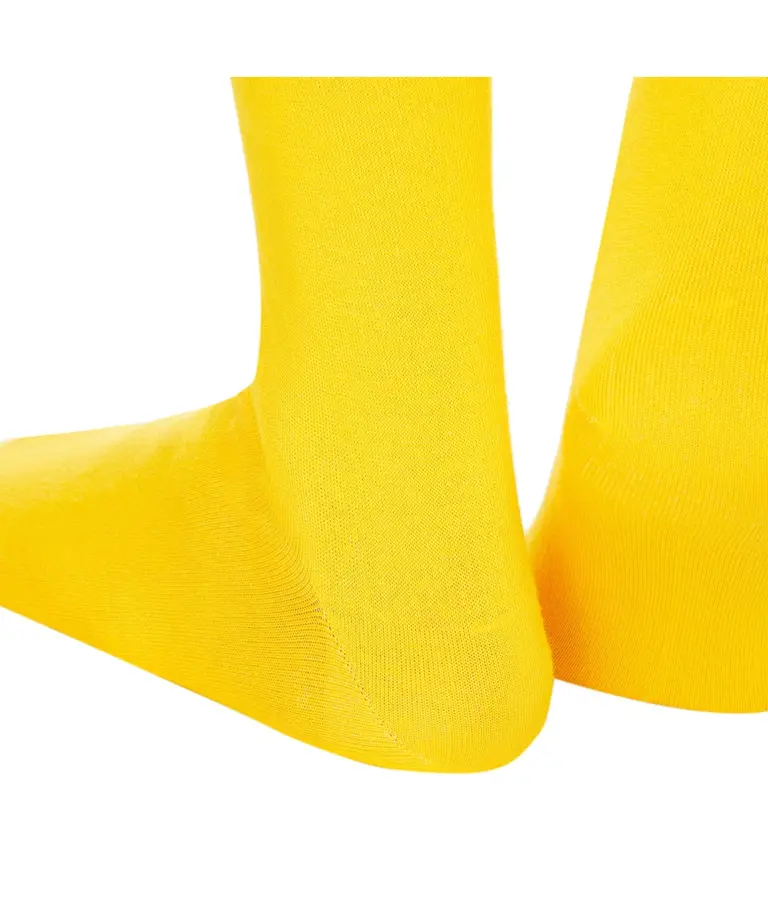 Високі шкарпетки Intelligent Organism, колір жовті, детальний ракурс
