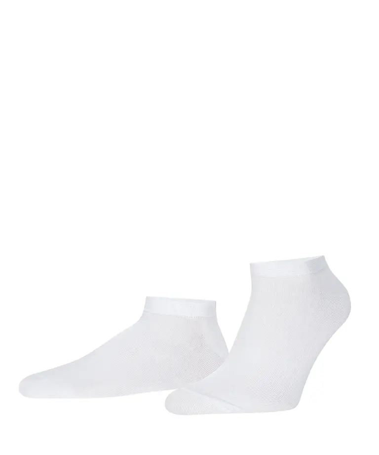 Короткі спортивні шкарпетки Intelligent Organism, білі, фронтальний вигляд